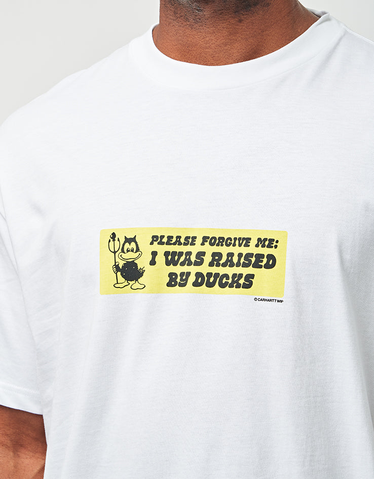 Carhartt WIP S/S Bumper Stickers T-Shirt - White