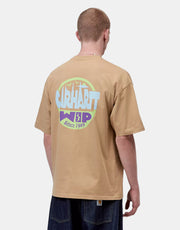 Carhartt WIP S/S Luggage Label T-Shirt - Dusty H Brown