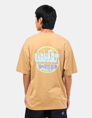 Carhartt WIP S/S Luggage Label T-Shirt - Dusty H Brown