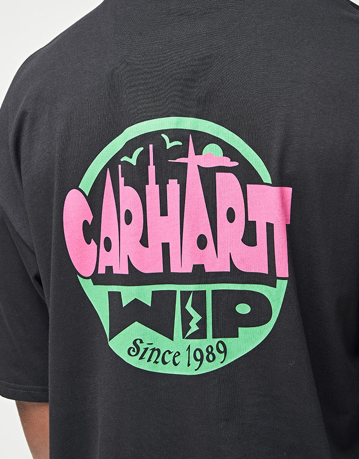 Carhartt WIP S/S Luggage Label T-Shirt - Black