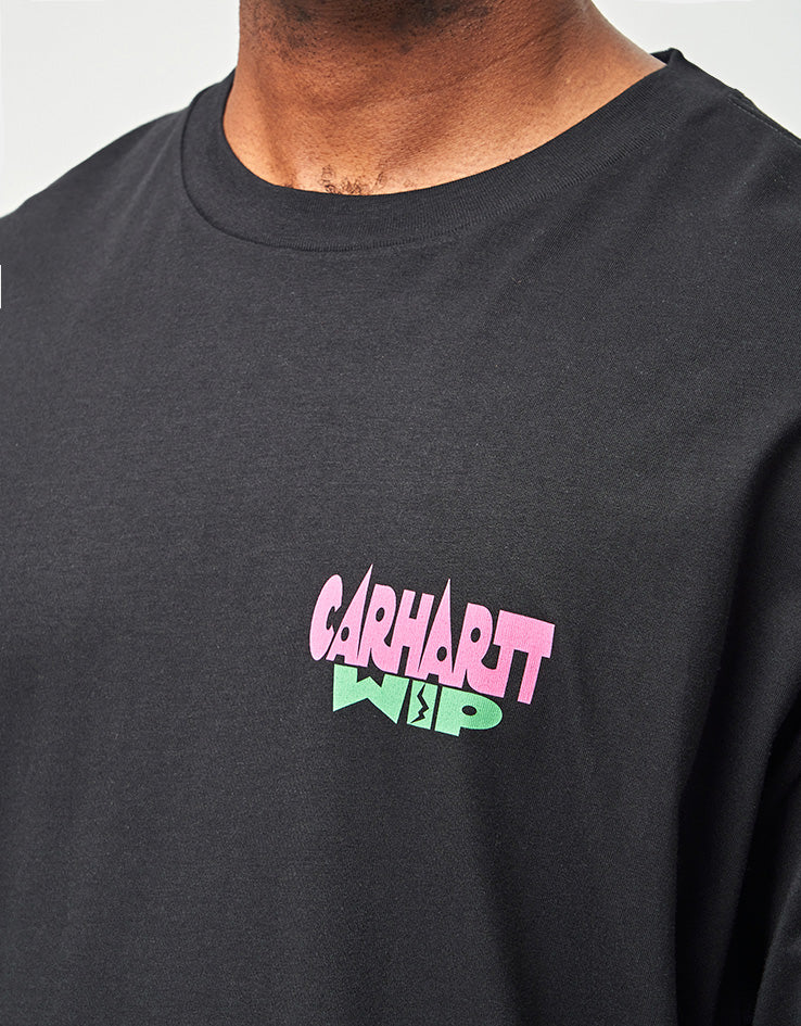 Carhartt WIP S/S Luggage Label T-Shirt - Black