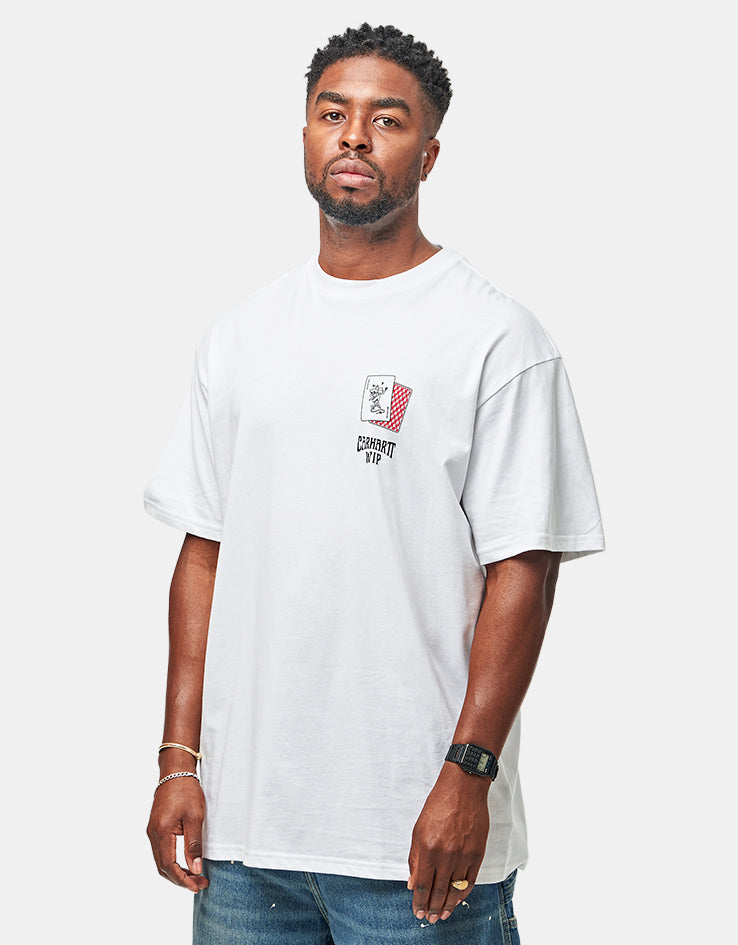 Carhartt WIP S/S Playing Cards T-Shirt - White