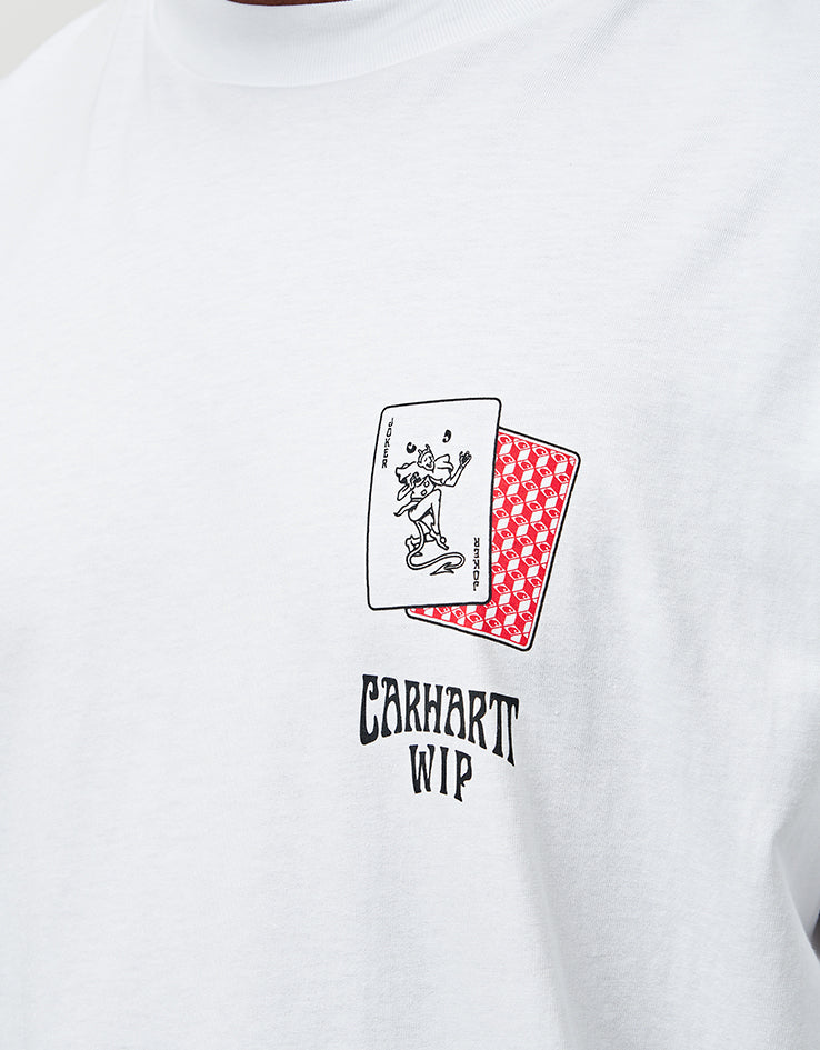 Carhartt WIP S/S Playing Cards T-Shirt - White