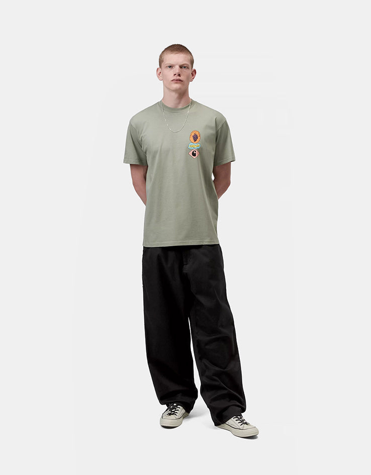 Carhartt WIP S/S Stacked Grapes T-Shirt - Shady Green
