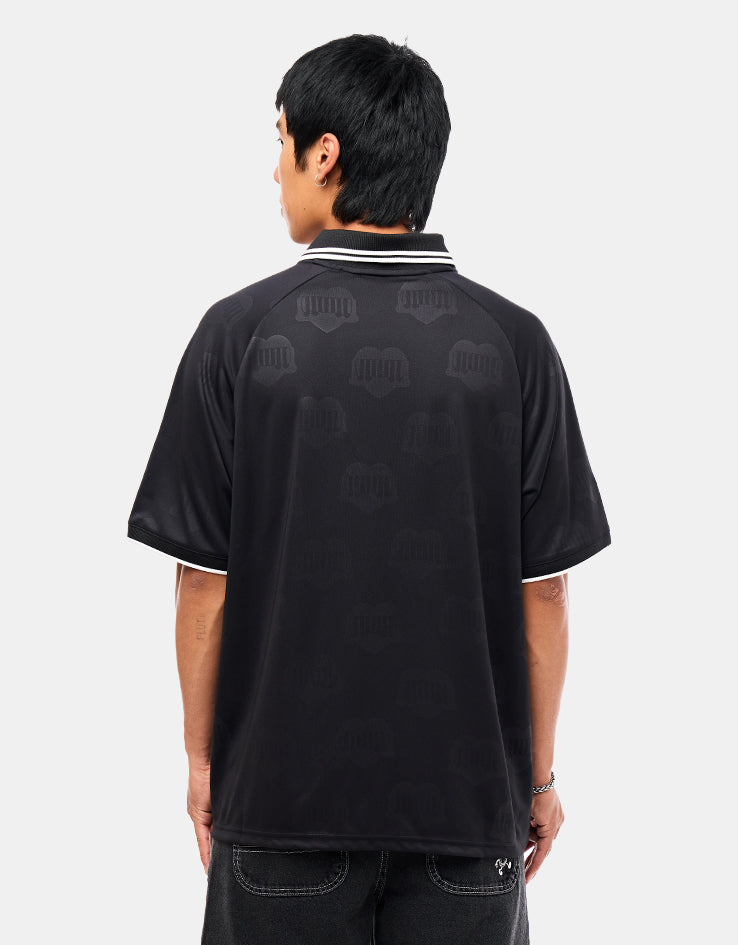 Carhartt WIP S/S Terrace Football T-Shirt - Heart Train Jacquard/Black