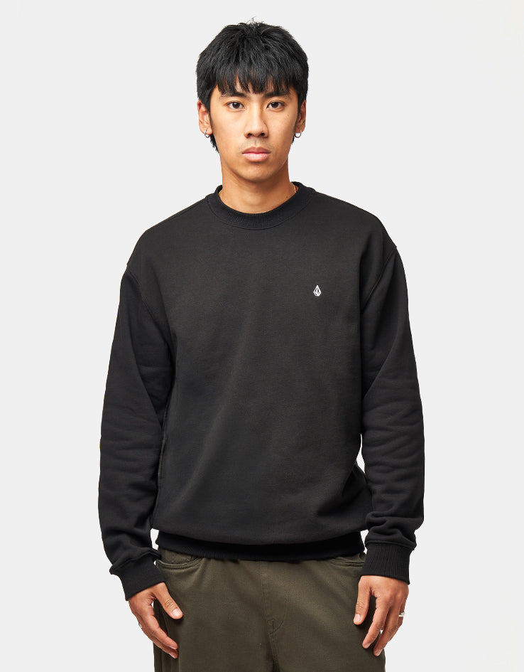 Volcom Single Stone Crew - Black