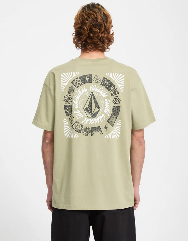 Volcom Round Out T-Shirt - Green Tea