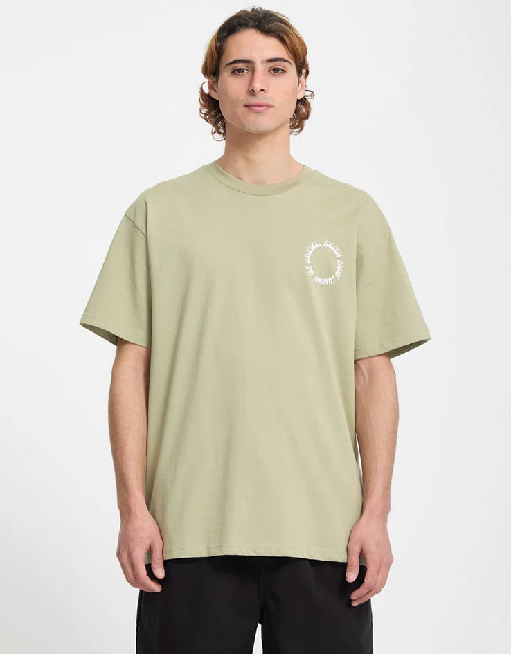 Volcom Round Out T-Shirt - Green Tea