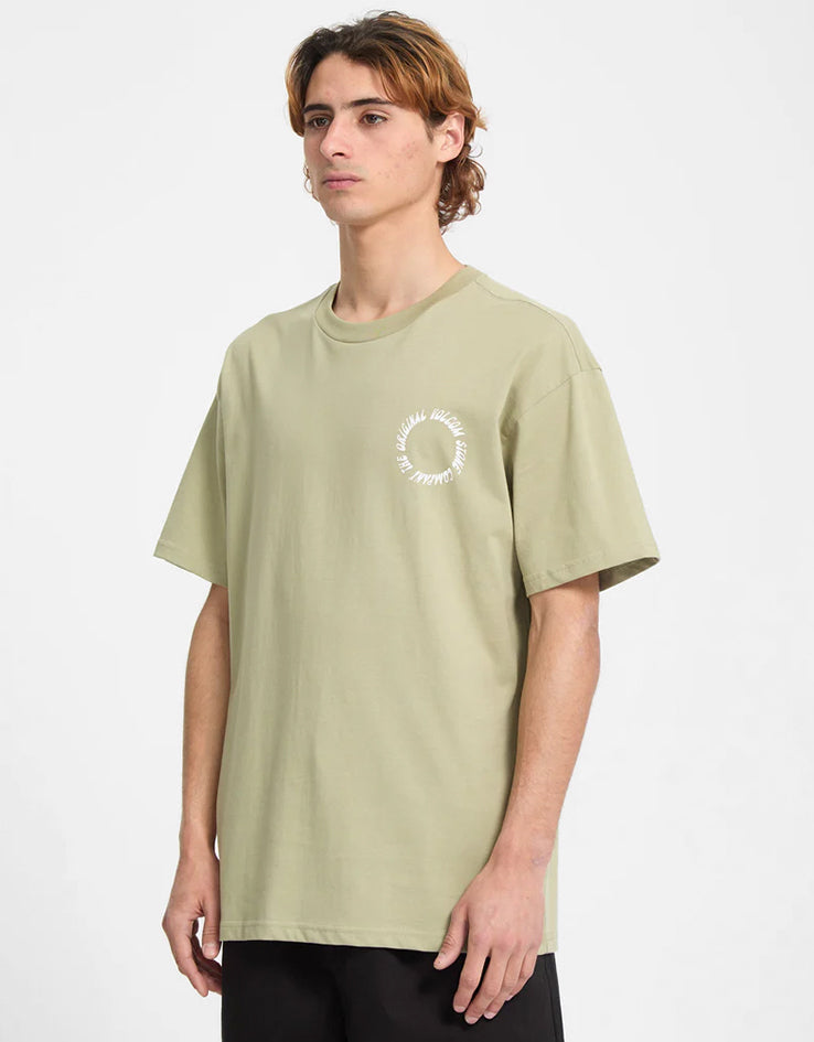 Volcom Round Out T-Shirt - Green Tea