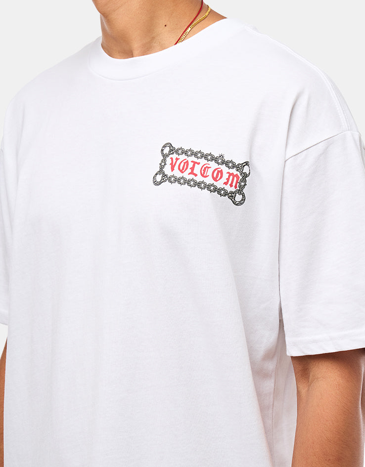 Volcom x Daniel Shepard Unlocked T-Shirt - White