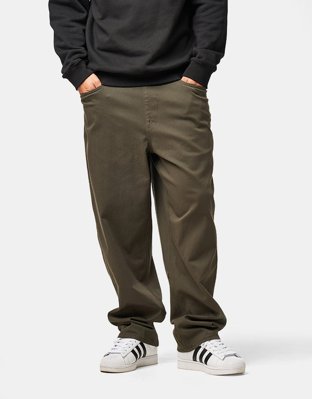 Volcom Freazy Loose Elasticated Waist Pant - Rinsed Black
