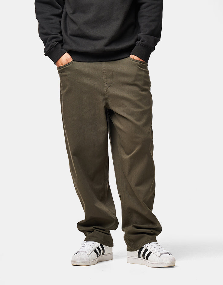 Volcom Freazy Loose Elasticated Waist Pant - Rinsed Black