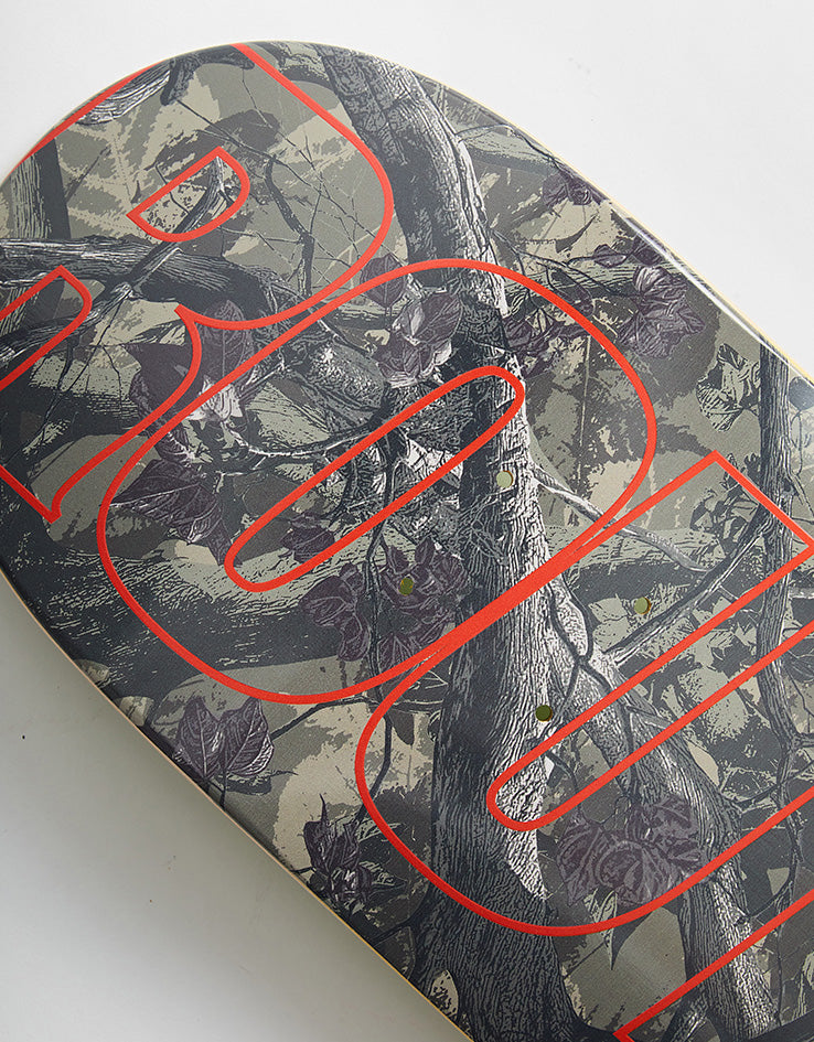 Route One Camo Green Skateboard Deck - 8.25"