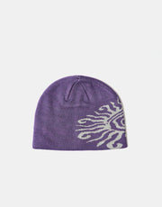 Route One Sun Dial Cuffless Beanie - Mystical Purple/Cinder