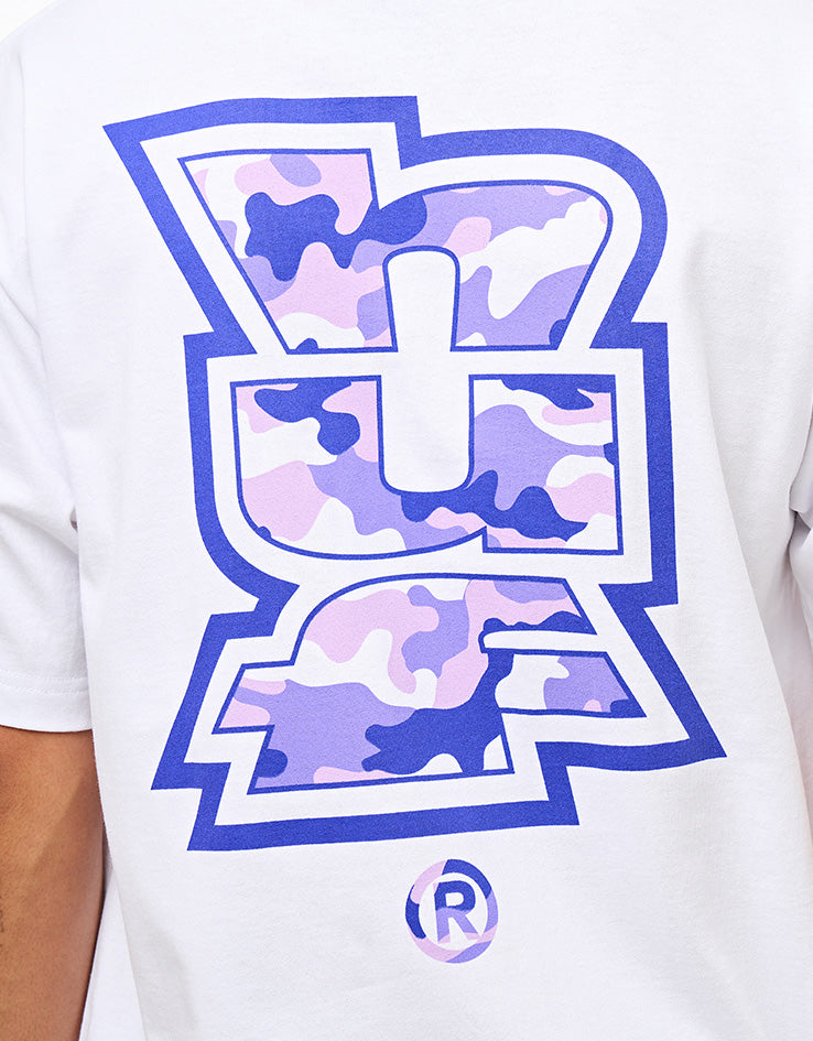 HUF Megablast Camo T-Shirt - White
