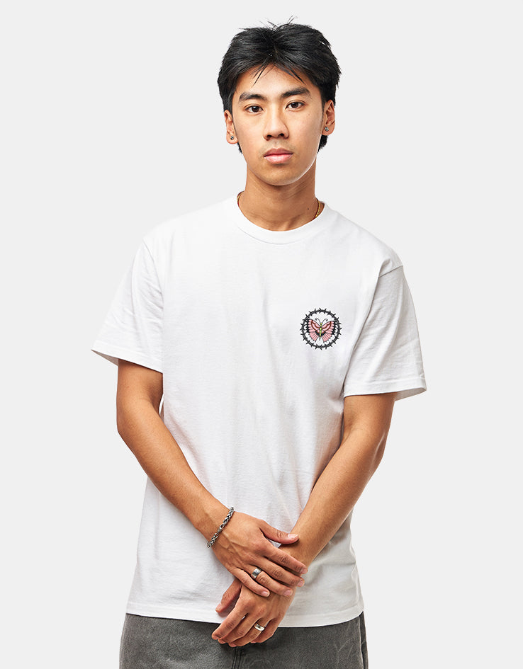 Route One Vase Organic T-Shirt - White