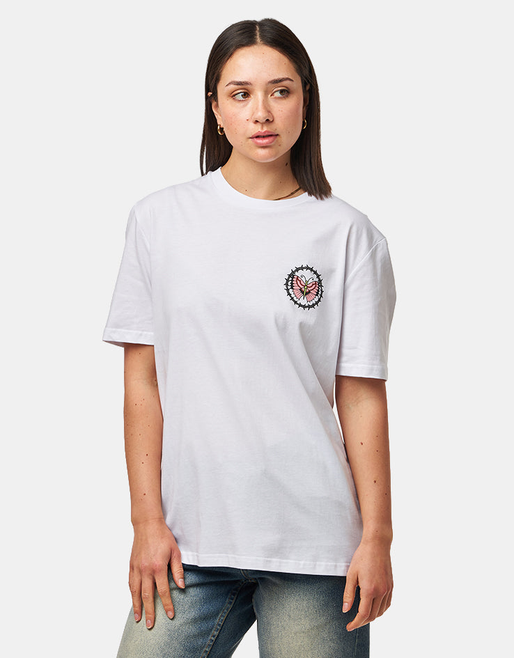 Route One Vase Organic T-Shirt - White