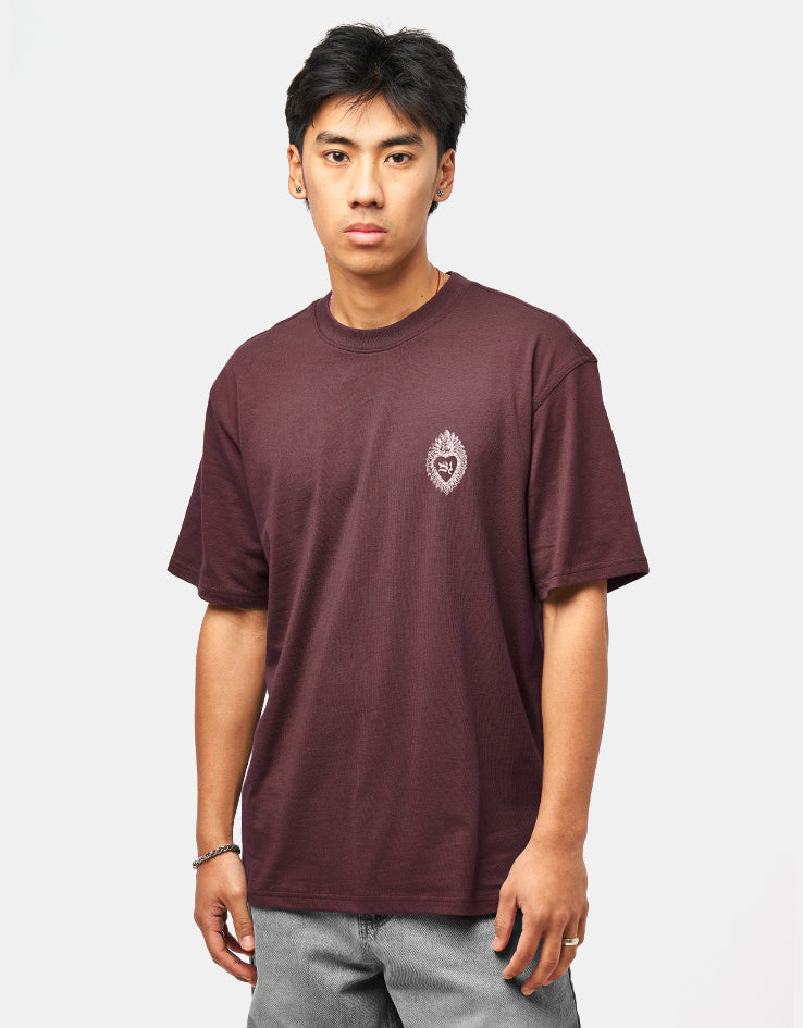 Route One Cherub Organic T-Shirt - Red Brown
