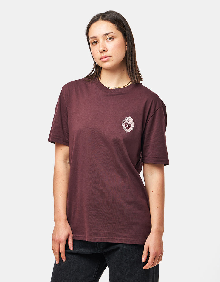Route One Cherub Organic T-Shirt - Red Brown