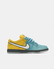 Nike SB Dunk Low Pro Skate Shoes - Lightning/Wolf Grey-Denim Turq