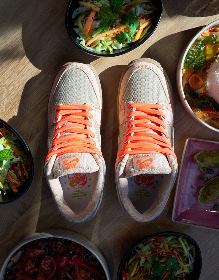 Nike SB 'Som Tum' Dunk Low Pro Skate Shoes - Canvas/Vachetta Tan
