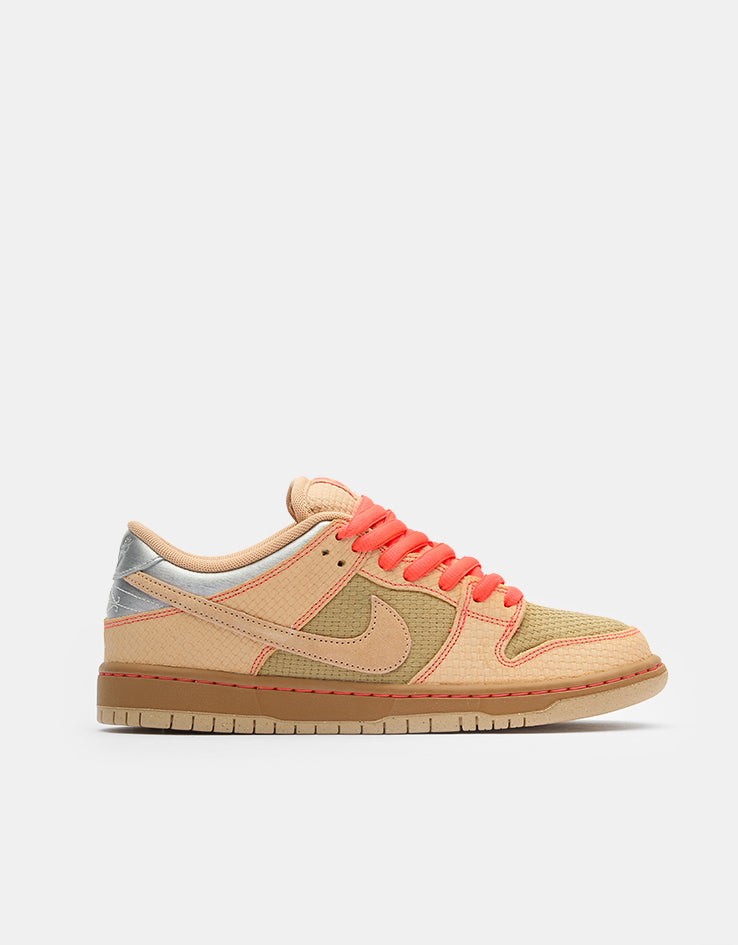 Nike SB 'Som Tum' Dunk Low Pro Skate Shoes - Canvas/Vachetta Tan-Parachute Beige