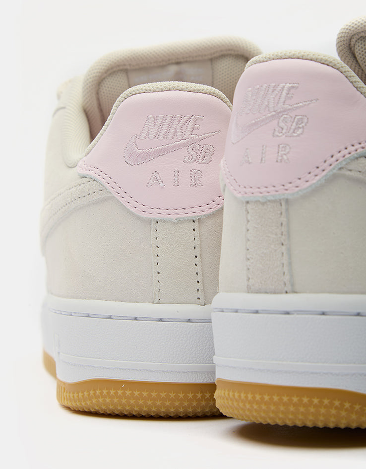 Nike SB Air Force 1  Skate Shoes - Lt Orewood Brn/Lt Orewood Brn-White