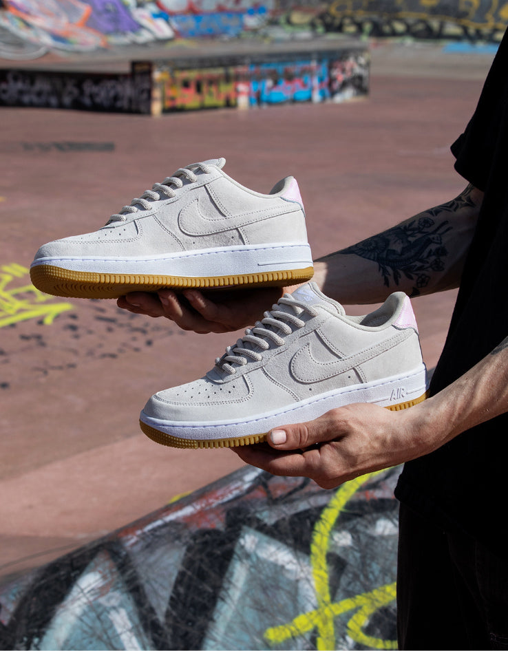 Nike SB Air Force 1  Skate Shoes - Lt Orewood Brn/Lt Orewood Brn-White