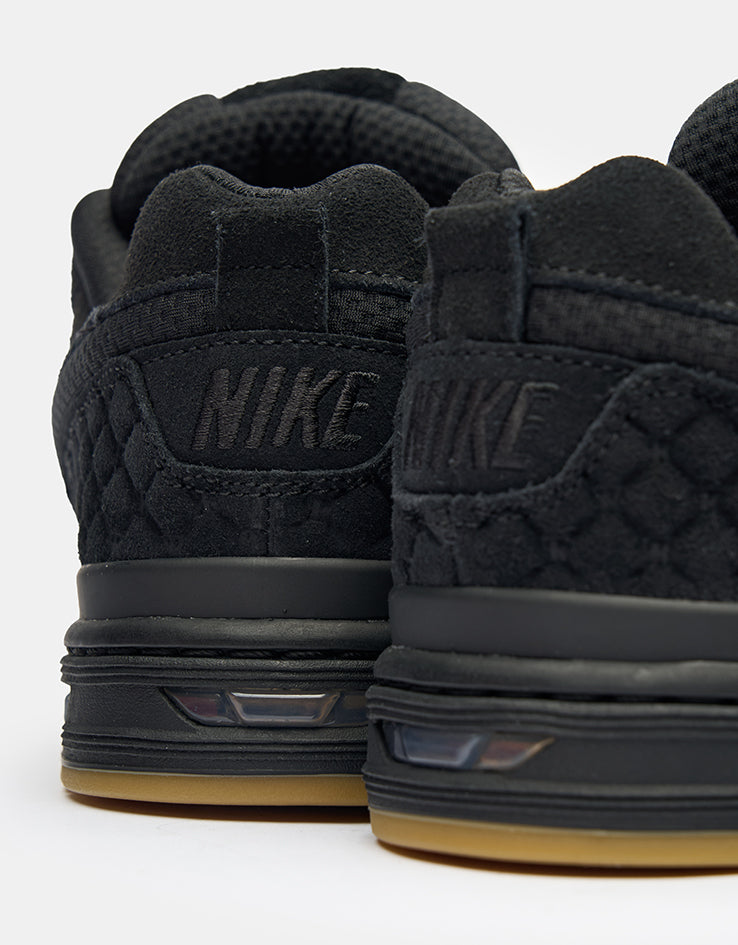 Nike SB Paul Rodriguez Zoom Air Low Skate Shoes - Black/Black-Black-Gum Light Brown
