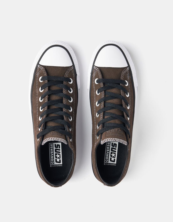 Converse CTAS Pro Suede Ox Skate Shoes - Fresh Brew/Black/White