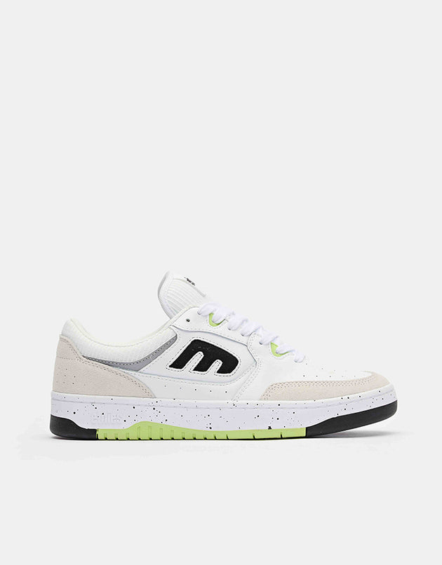 etnies Loot Skate Shoes - White/Black/Green