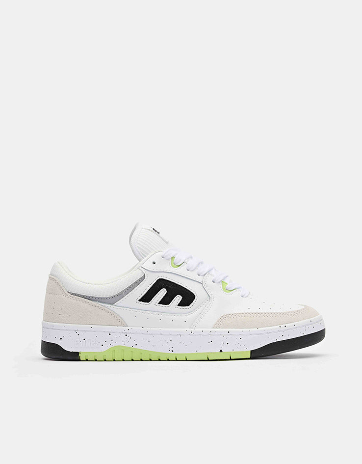 etnies Loot Skate Shoes - White/Black/Green