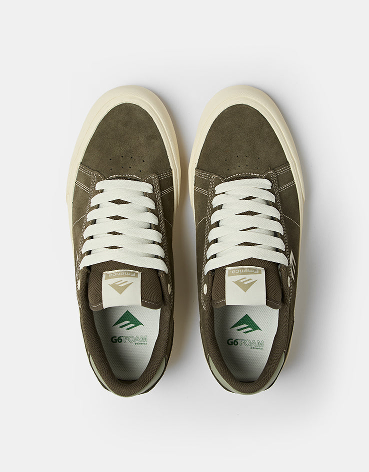 Emerica Moca Skate Shoes - Clove