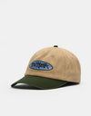 Butter Goods Tide 5 Panel Cap - Washed Tan/Seaweed
