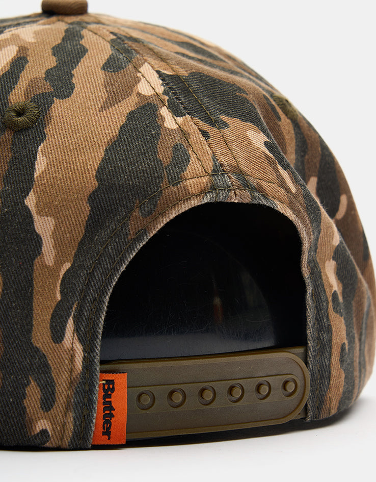 Butter Goods Nail 5 Panel Cap - Frog Camo