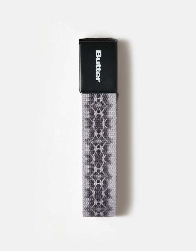 Butter Goods Logo Woven Web Belt - Grey