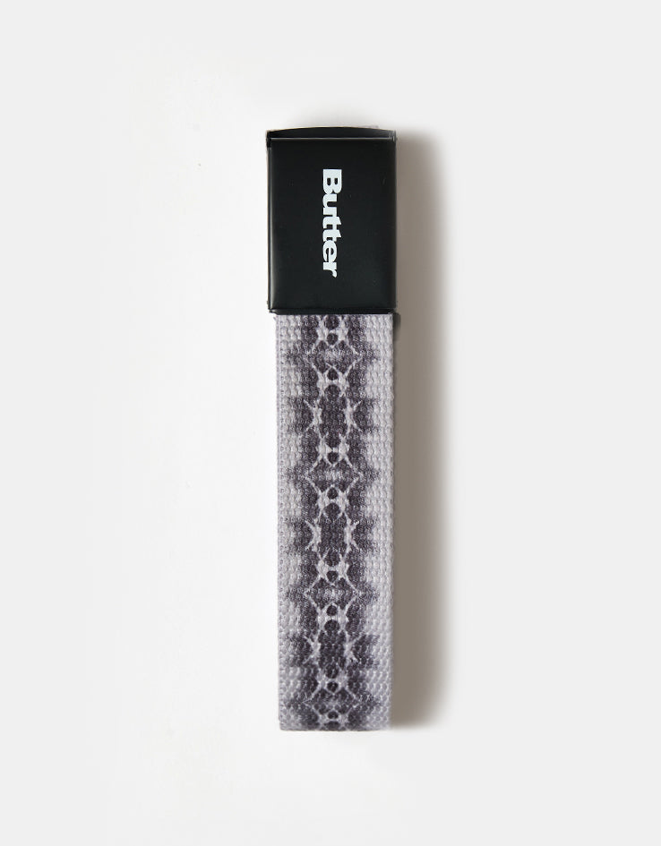 Butter Goods Logo Woven Web Belt - Grey