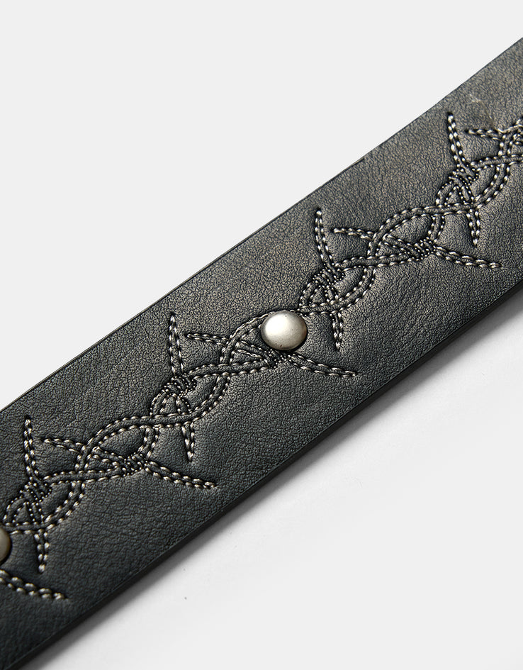 Butter Goods Barbed Wire Studded Belt - Black