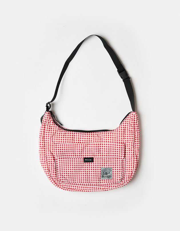 Butter Goods Crossbody Bag - Red Gingham