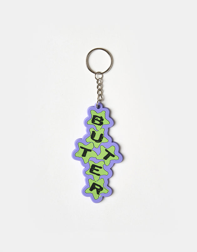 Butter Goods Stars Key Chain - Green/Blue