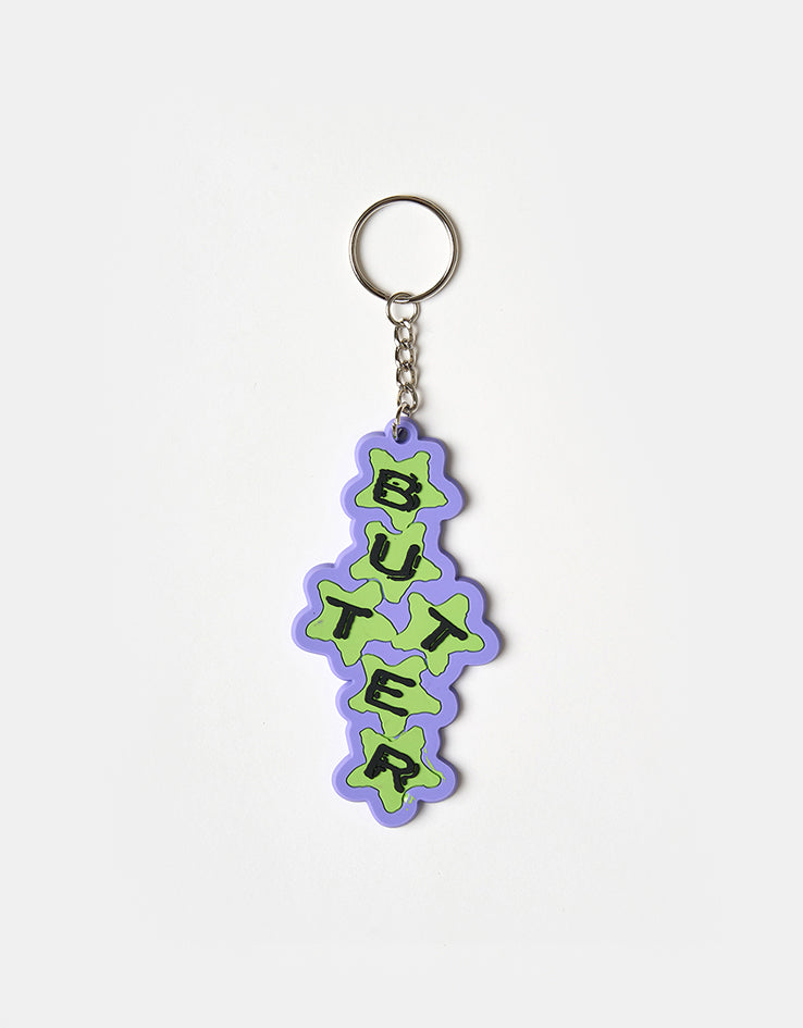 Butter Goods Stars Key Chain - Green/Blue