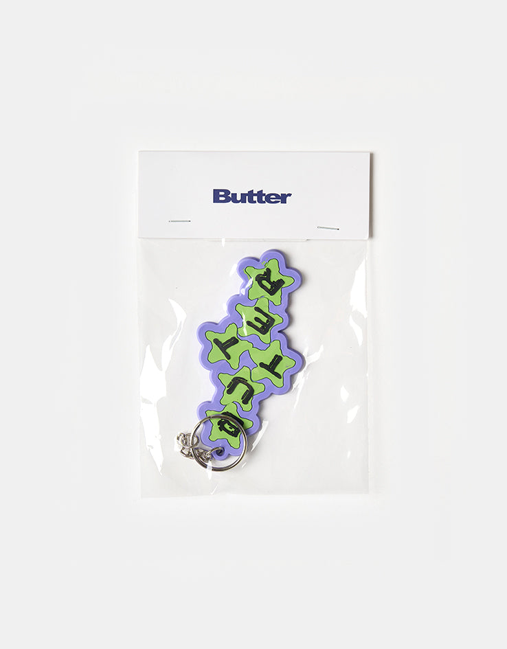 Butter Goods Stars Key Chain - Green/Blue