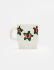 Butter Goods Stars Milk Glass - White