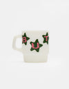 Butter Goods Stars Milk Glass - White