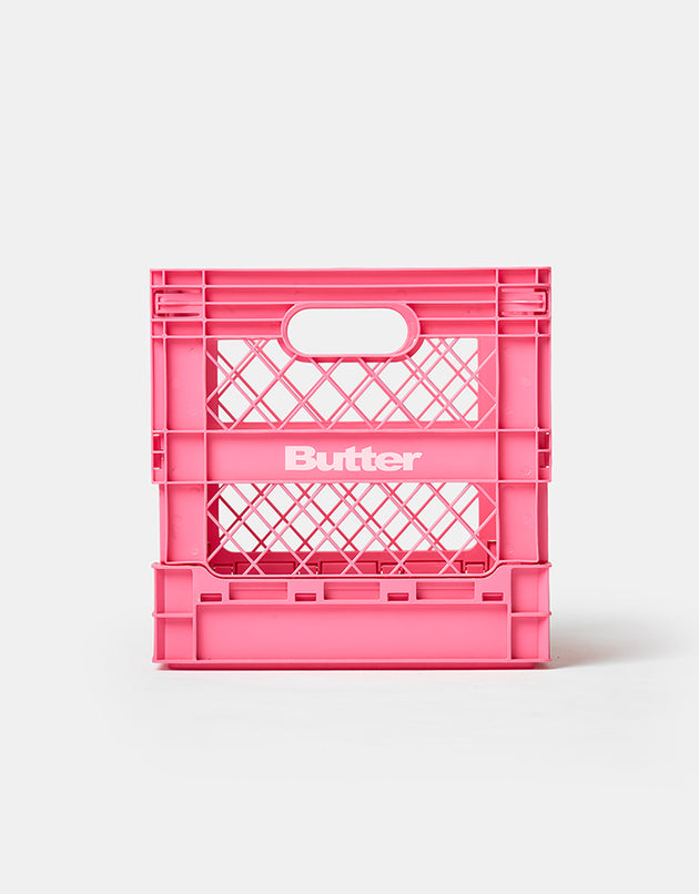 Butter Goods Collapsible Record Crate - Pink