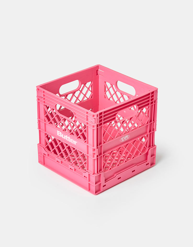 Butter Goods Collapsible Record Crate - Pink – Route One