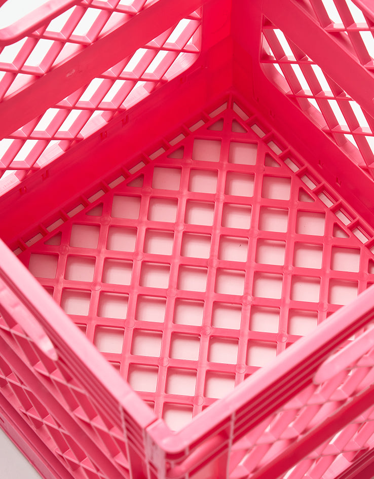 Butter Goods Collapsible Record Crate - Pink
