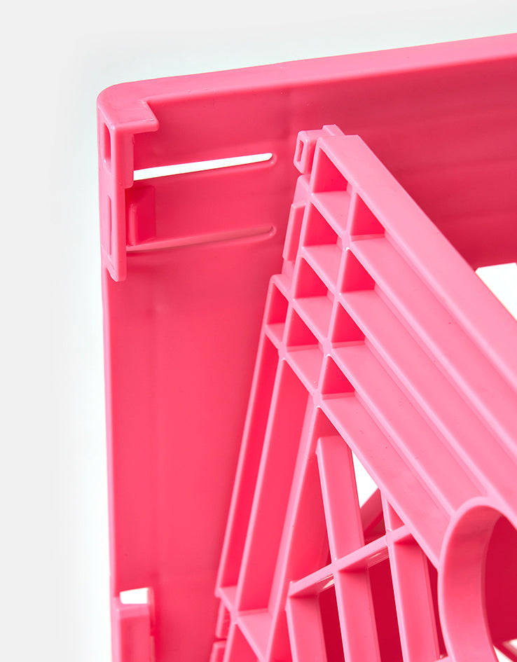 Butter Goods Collapsible Record Crate - Pink