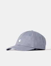 Carhartt WIP Madison Logo Cap - Shady Blue/White