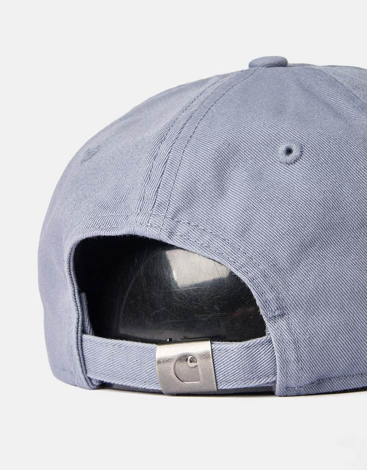 Carhartt WIP Madison Logo Cap - Shady Blue/White